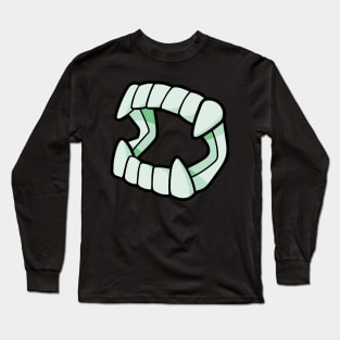 Glow in the Dark Fangs Long Sleeve T-Shirt